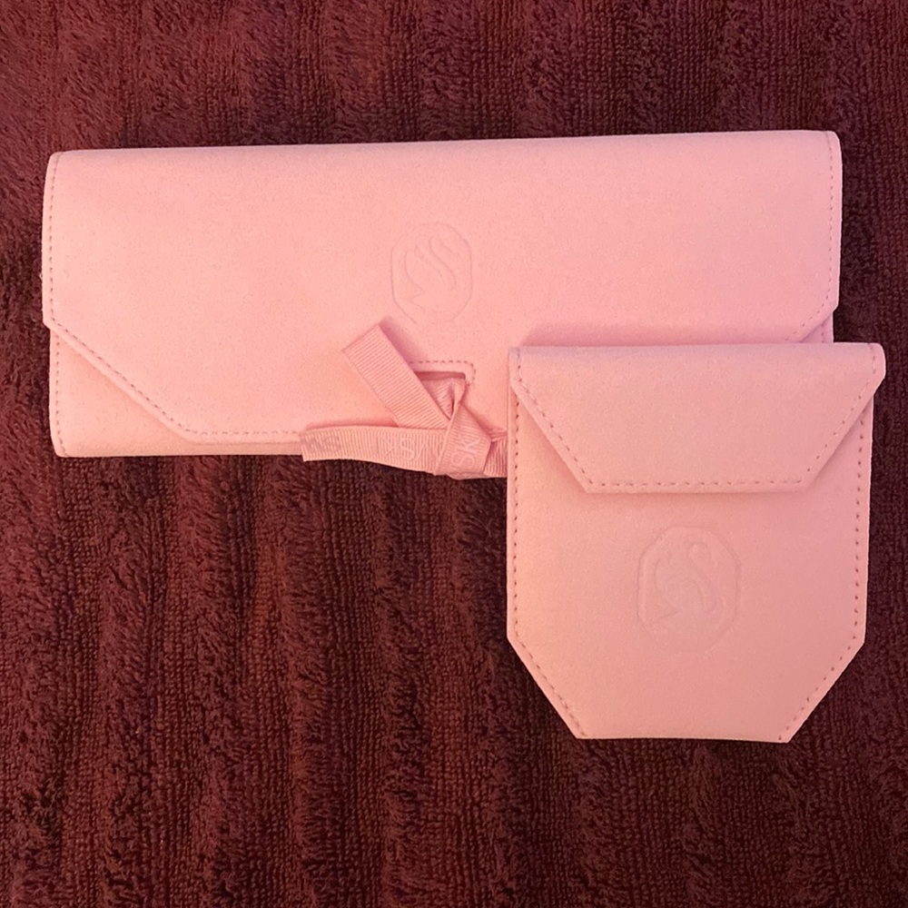 Swarovski jewelry roll and pouch